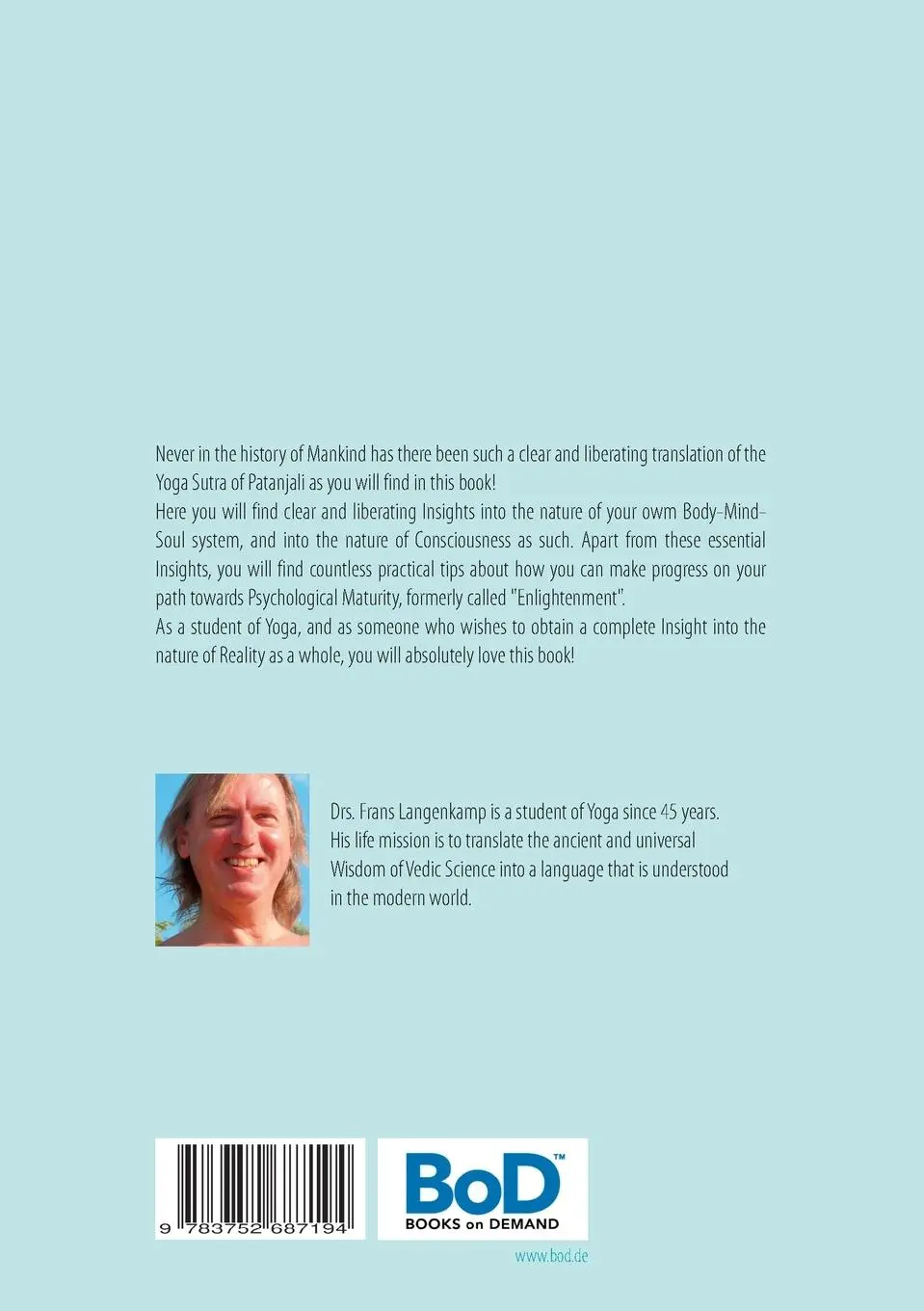 Rückseite: 9783752687194 | Insight is Everything! | The Yoga Sutra of Patanjali | Langenkamp