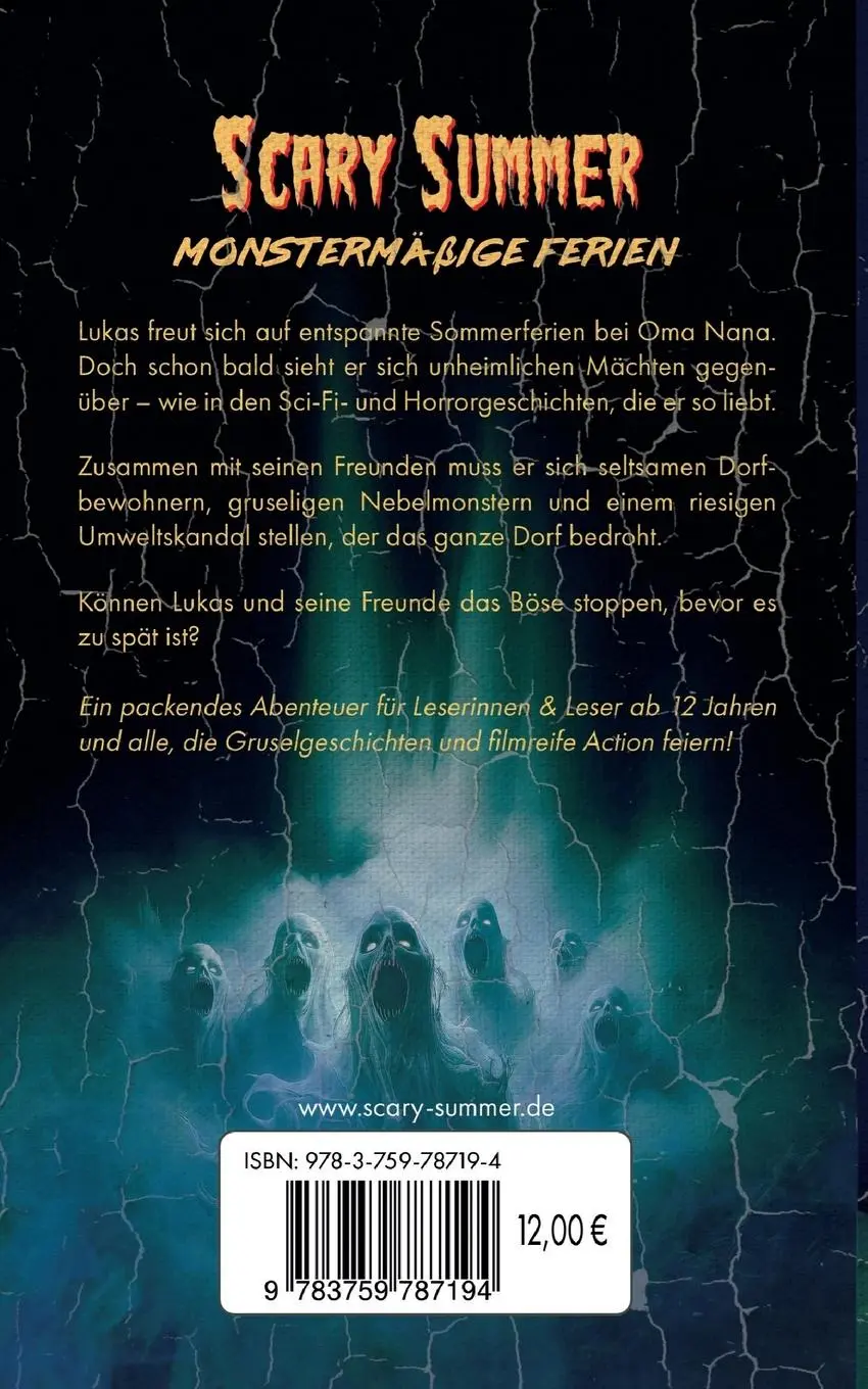 Rückseite: 9783759787194 | Scary Summer | Monstermäßige Ferien | Thomas Theo Hofmann | Buch