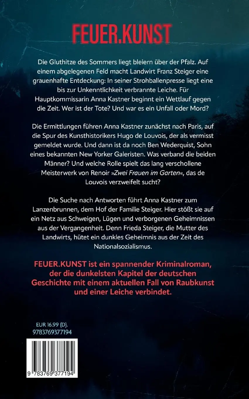 Rückseite: 9783769377194 | Feuer.Kunst | Anna Kastner ermittelt | Alexandra Seidl | Taschenbuch