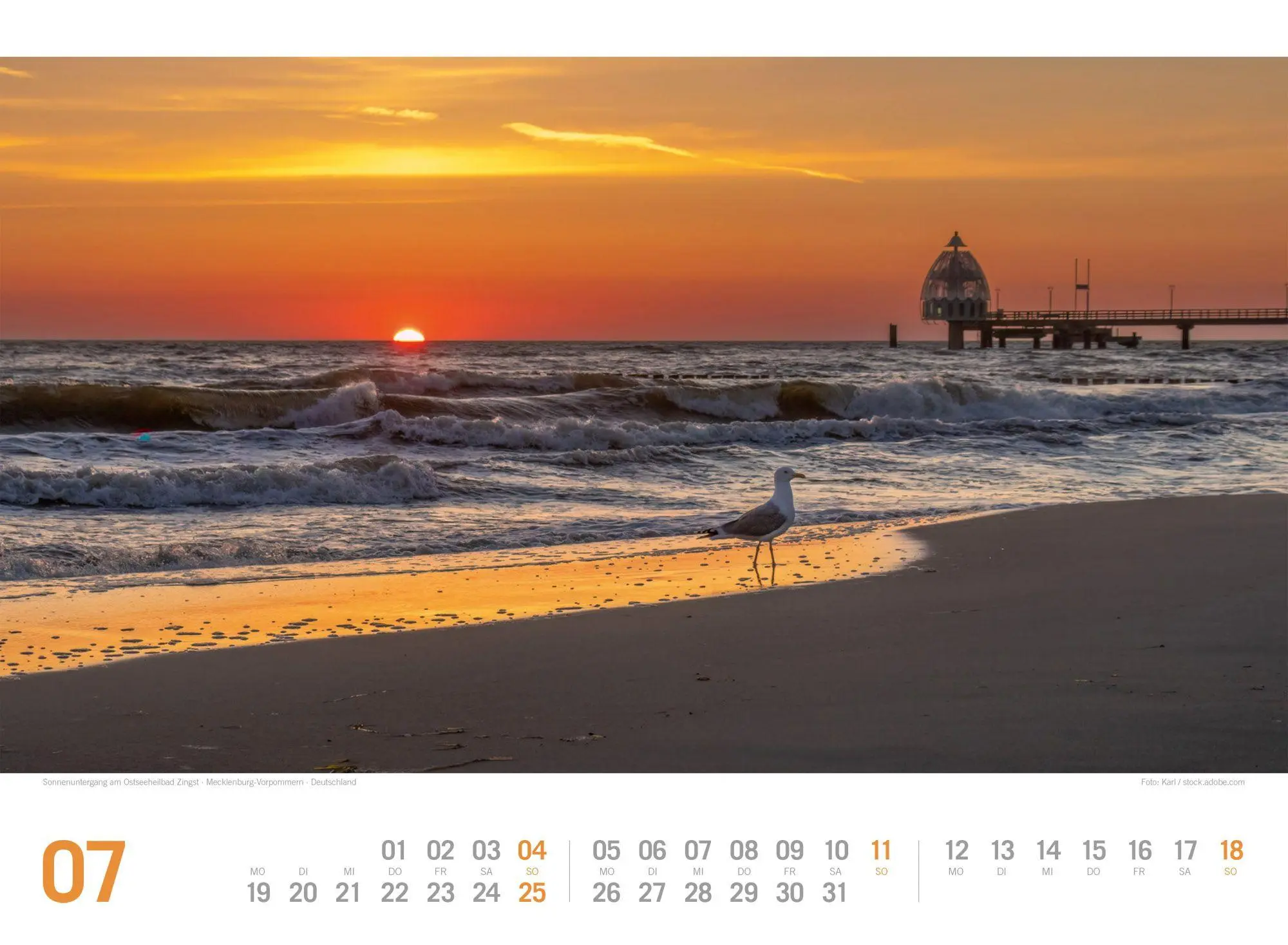 Bild: 9783838437194 | Ostsee ReiseLust Kalender 2027 von Flensburg bis nach Usedom | GmbH