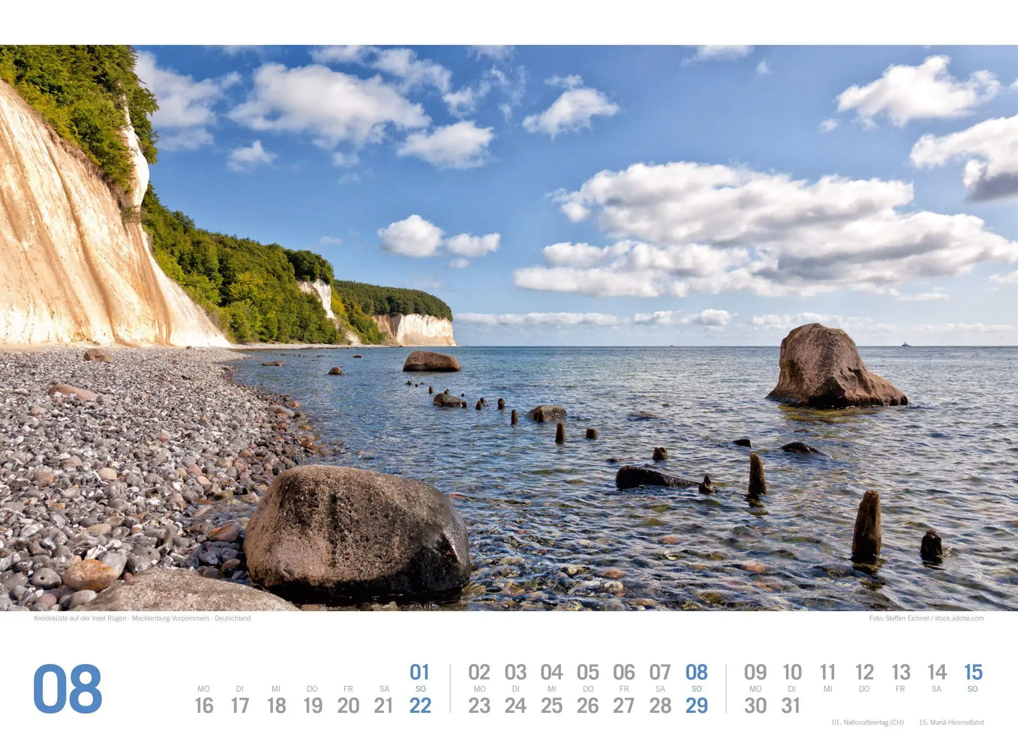 Bild: 9783838437194 | Ostsee ReiseLust Kalender 2027 von Flensburg bis nach Usedom | GmbH