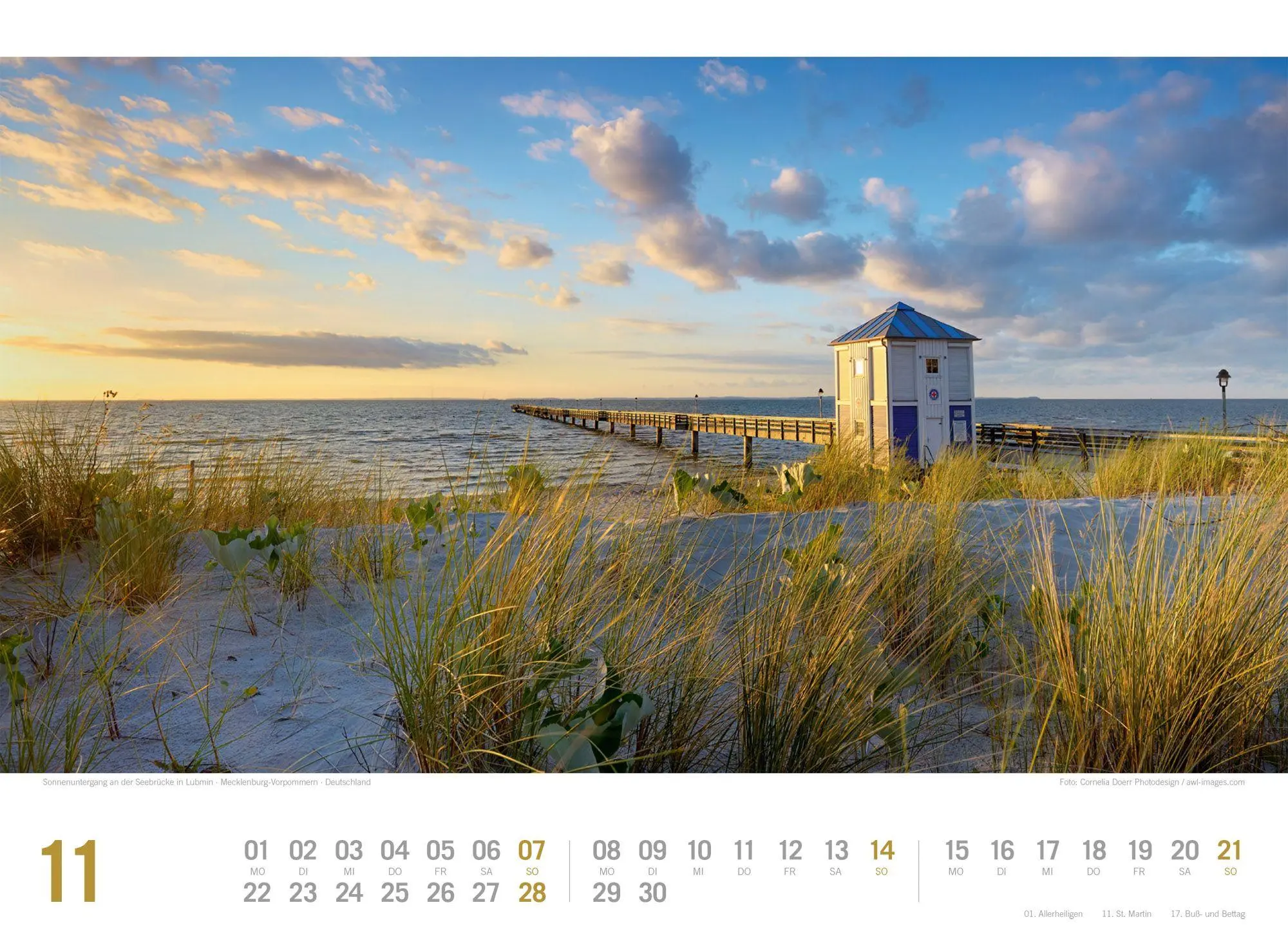Bild: 9783838437194 | Ostsee ReiseLust Kalender 2027 von Flensburg bis nach Usedom | GmbH