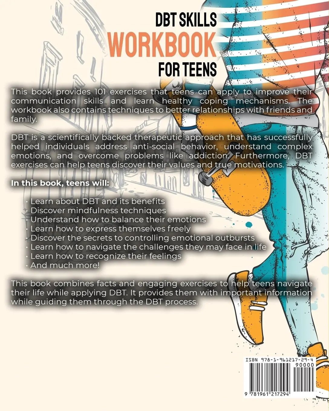 Rückseite: 9781961217294 | DBT Skills Workbook for Teens | Ahoy Publications | Taschenbuch | 2023