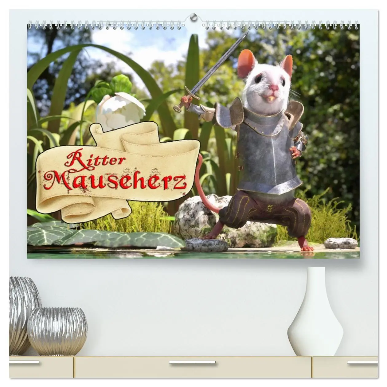 Cover: 9783457587294 | Ritter Mauseherz (hochwertiger Premium Wandkalender 2026 DIN A2...