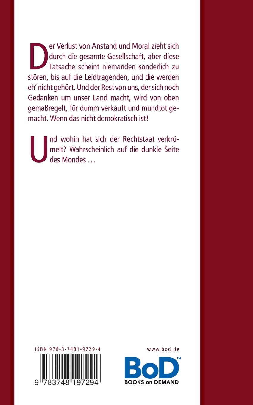 Rückseite: 9783748197294 | Eine total verkommene Gesellschaft | W. M. Auchimmer | Taschenbuch