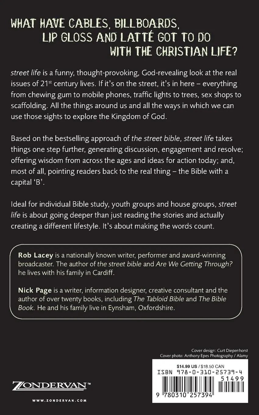 Rückseite: 9780310257394 | Street Life | Engaging 40 Big Issues with the street bible | Buch