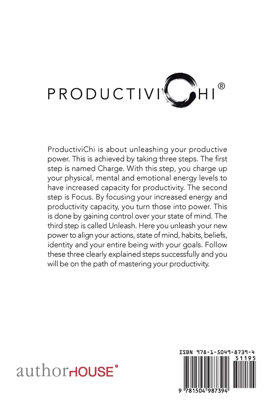 Rückseite: 9781504987394 | ProductiviChi | Unleashing Your Productive Power | Chi Lung Yung