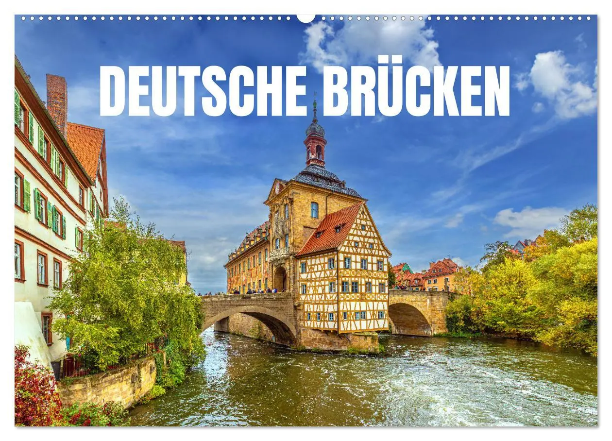 Cover: 9783457407394 | Deutsche Brücken (Wandkalender 2026 DIN A2 quer), CALVENDO...