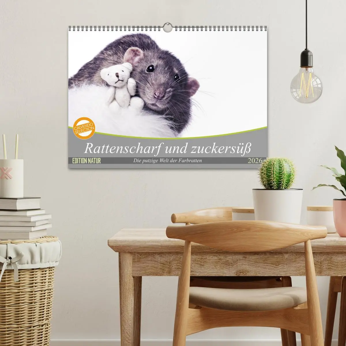 Bild: 9783457887394 | Rattenscharf und zuckersüß (Wandkalender 2026 DIN A3 quer),...
