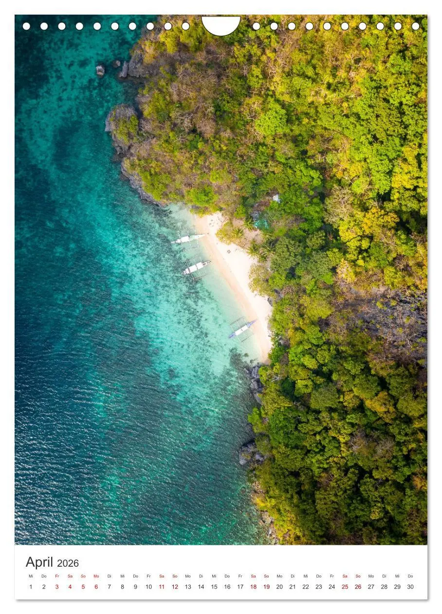 Bild: 9783516357394 | Philippinen - Ein wahres Inselparadies. (Wandkalender 2026 DIN A4...