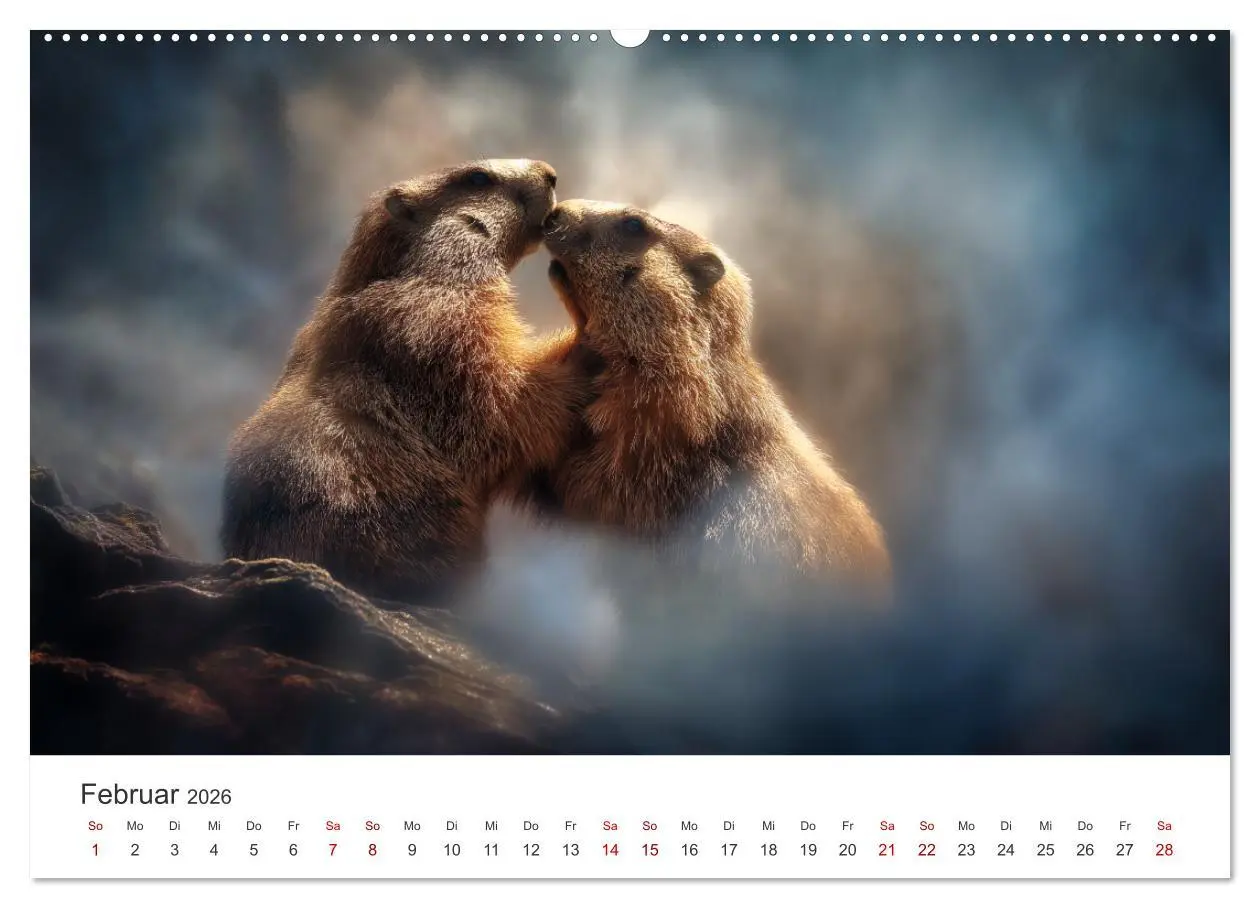Bild: 9783516597394 | Alpenplüsch - Mit Murmeltieren durchs Jahr (Wandkalender 2026 DIN...