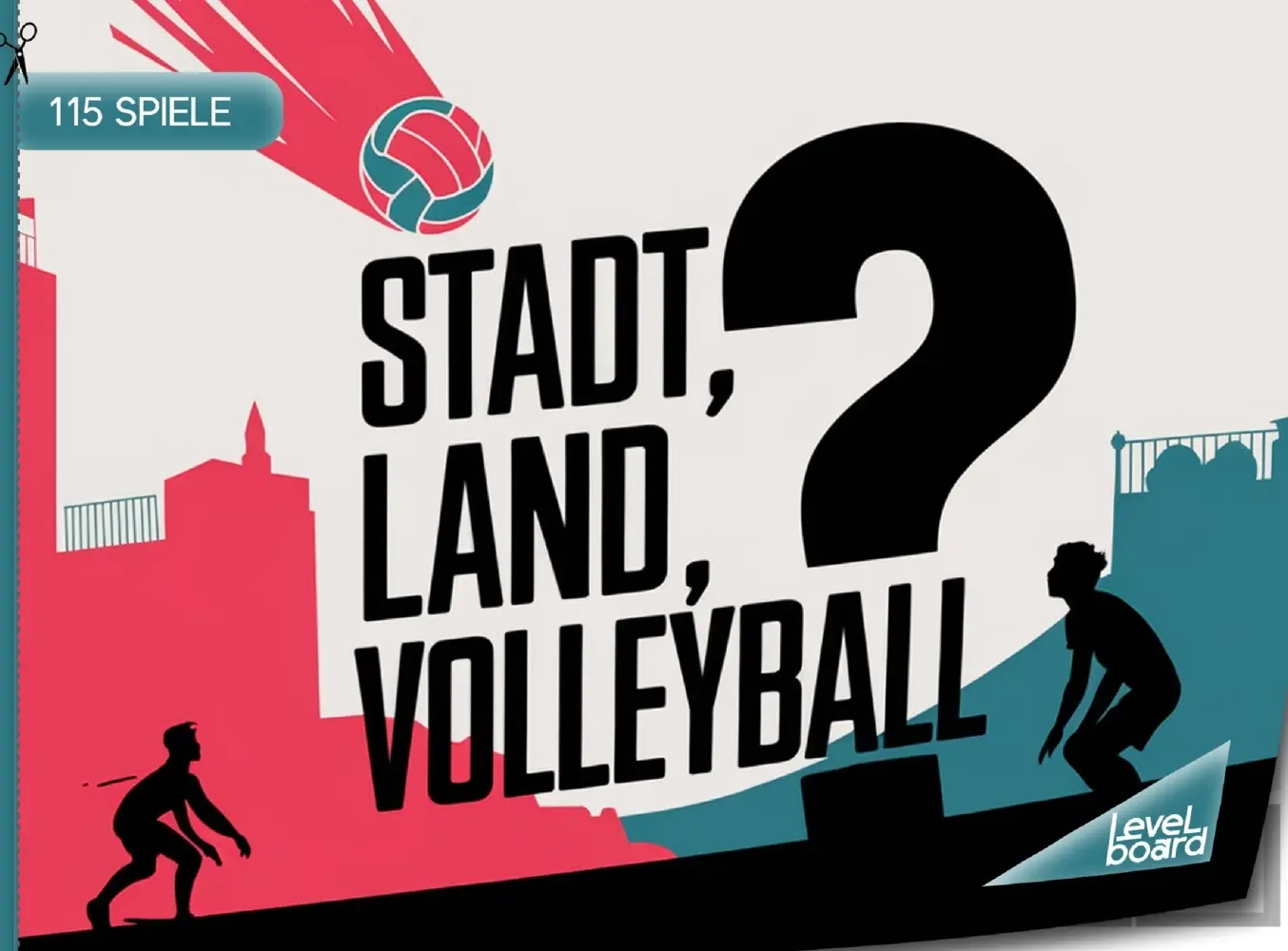 Cover: 9783693197394 | Stadt, Land, Volleyball - 115 Spielblöcke | levelBoard Spiele | Buch