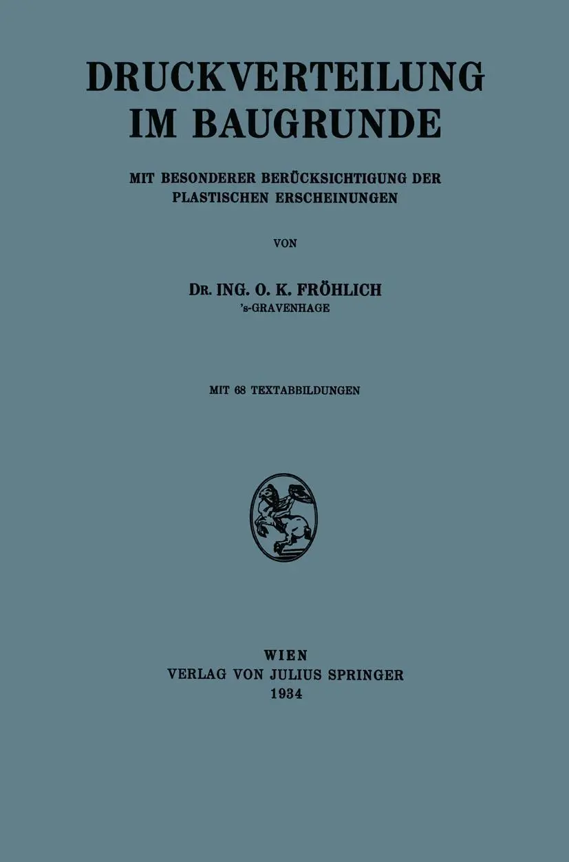 Cover: 9783709197394 | Druckverteilung im Baugrunde | Na Fröhlich | Taschenbuch | xii
