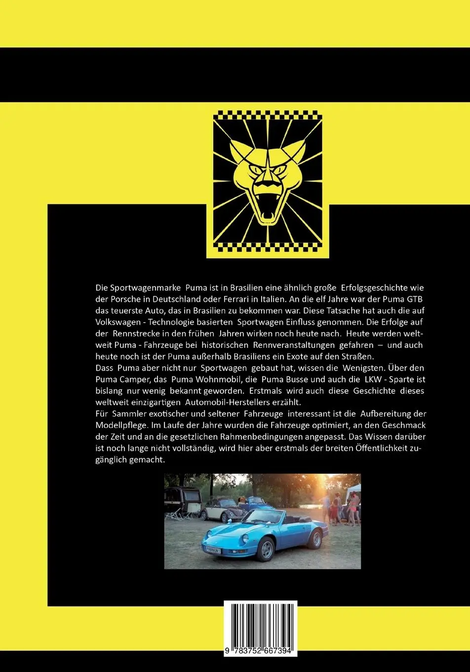 Rückseite: 9783752667394 | Puma | Geschichte Typen Modellpflege | Thomas Braun | Taschenbuch