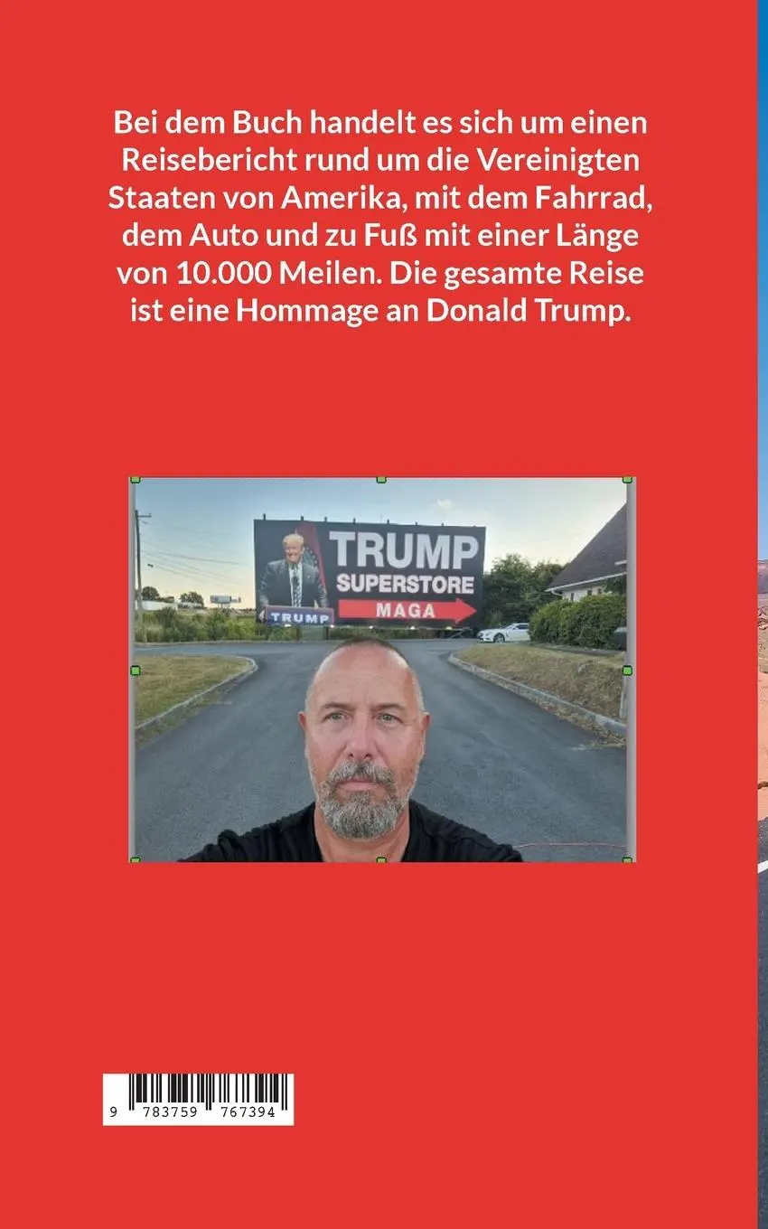 Rückseite: 9783759767394 | 10000 Miles for Mr. President | Frank Dressler (u. a.) | Taschenbuch