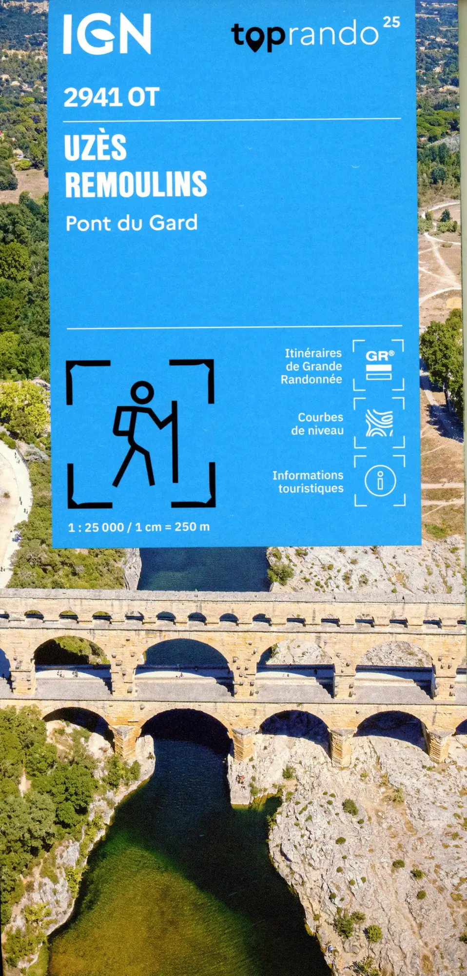 Cover: 9782758557494 | 2941OT Uzès Remoulins | 1:25000 | (Land-)Karte | Französisch | 2025