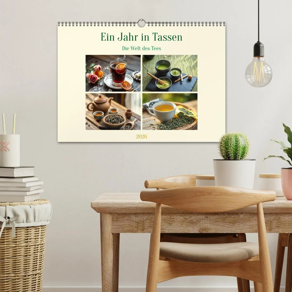 Bild: 9783457327494 | Ein Jahr in Tassen - Die Welt des Tees (Wandkalender 2026 DIN A3...