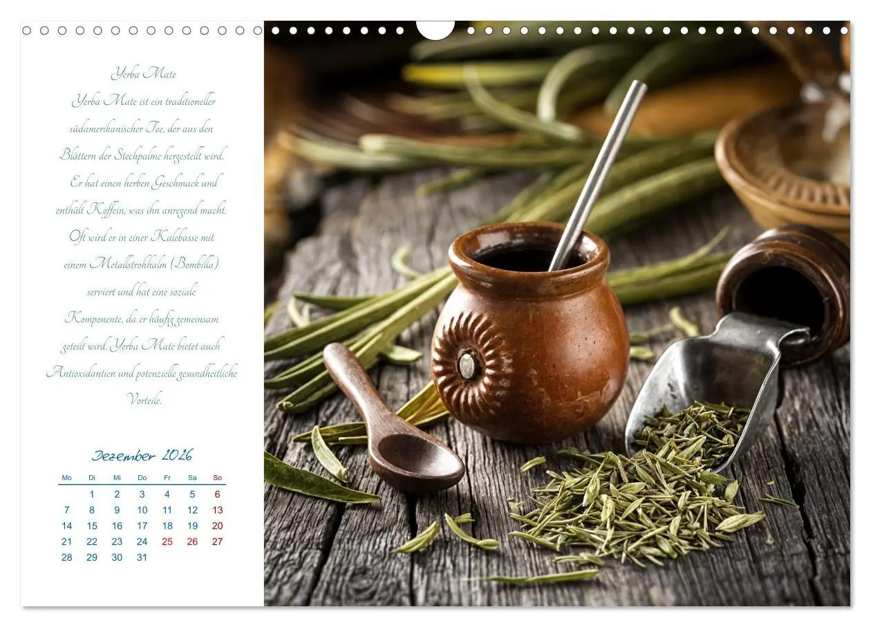 Bild: 9783457327494 | Ein Jahr in Tassen - Die Welt des Tees (Wandkalender 2026 DIN A3...