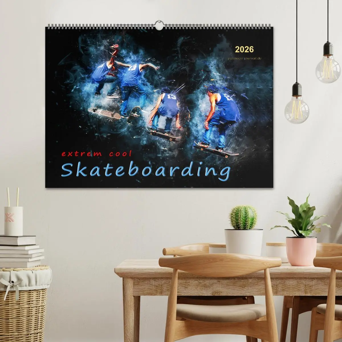 Bild: 9783457877494 | Skateboarding - extrem cool (Wandkalender 2026 DIN A2 quer),...