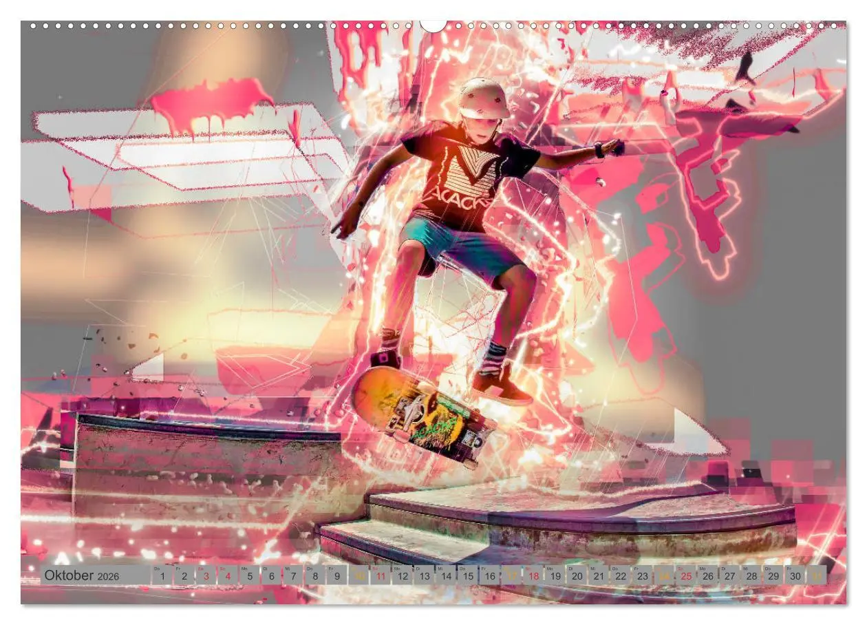 Bild: 9783457877494 | Skateboarding - extrem cool (Wandkalender 2026 DIN A2 quer),...