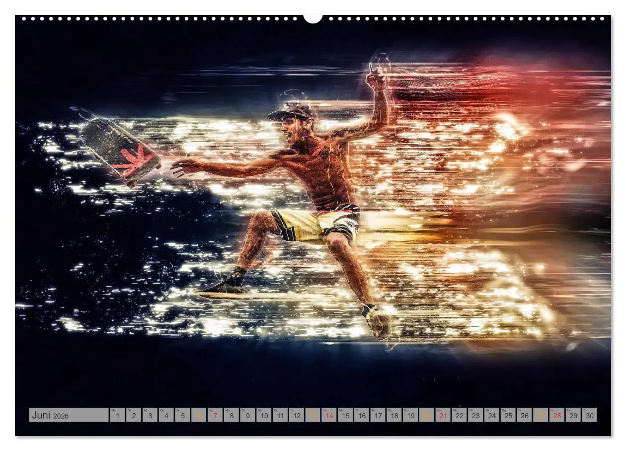 Bild: 9783457877494 | Skateboarding - extrem cool (Wandkalender 2026 DIN A2 quer),...