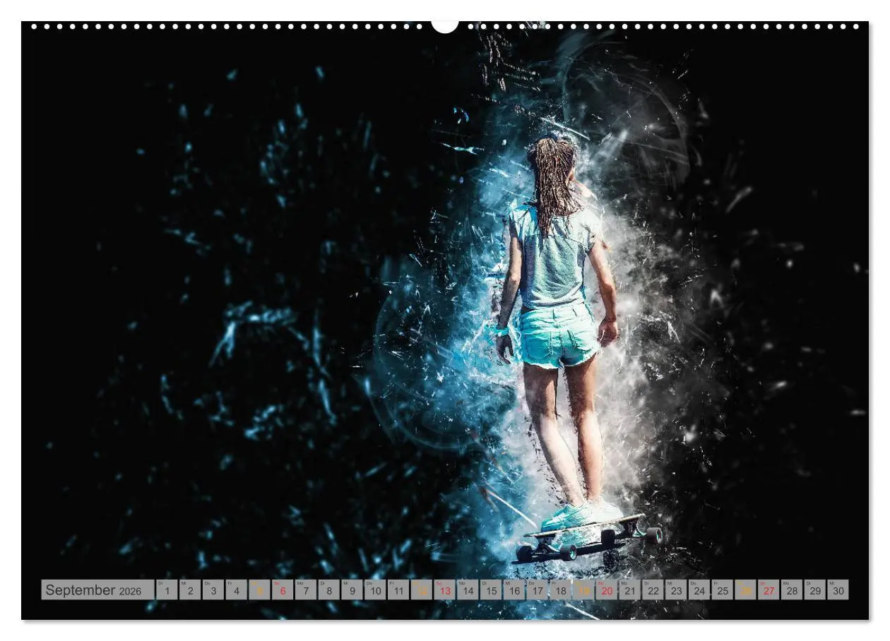 Bild: 9783457877494 | Skateboarding - extrem cool (Wandkalender 2026 DIN A2 quer),...