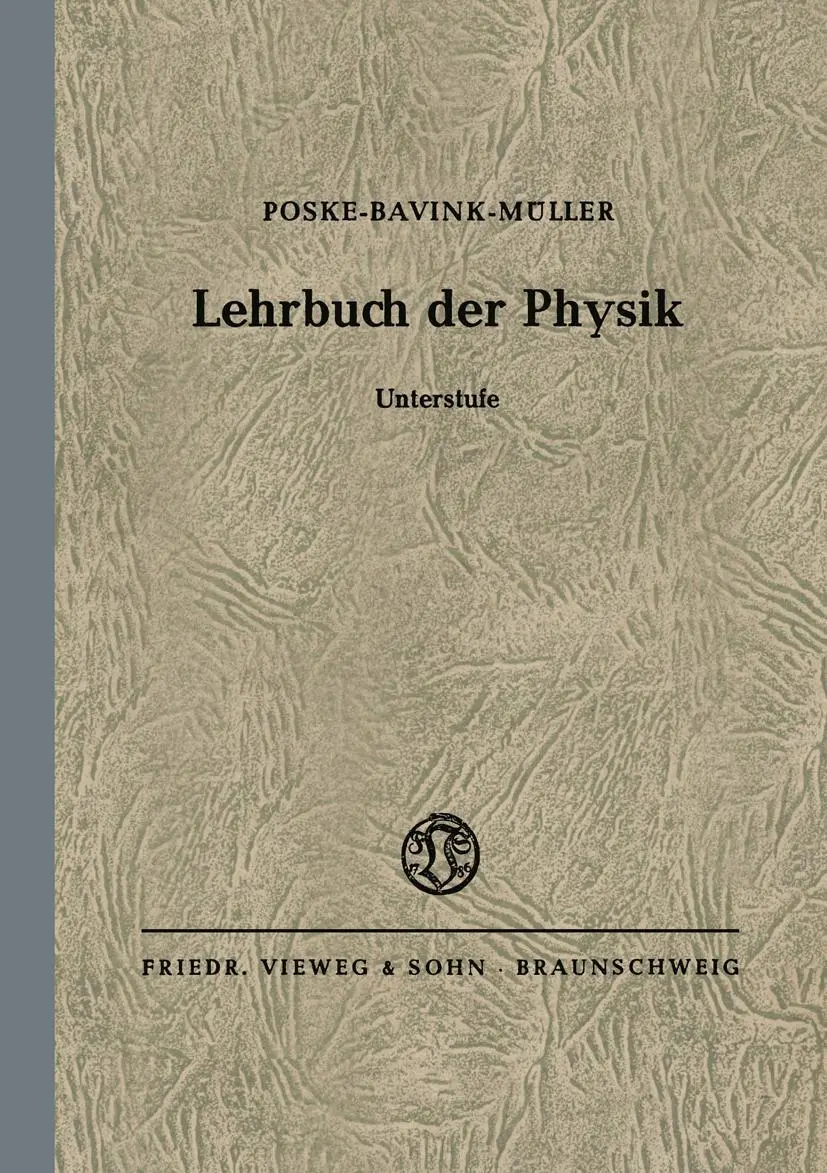 Lehrbuch der Physik: Für Höhere Lehranstalten (German Edition)