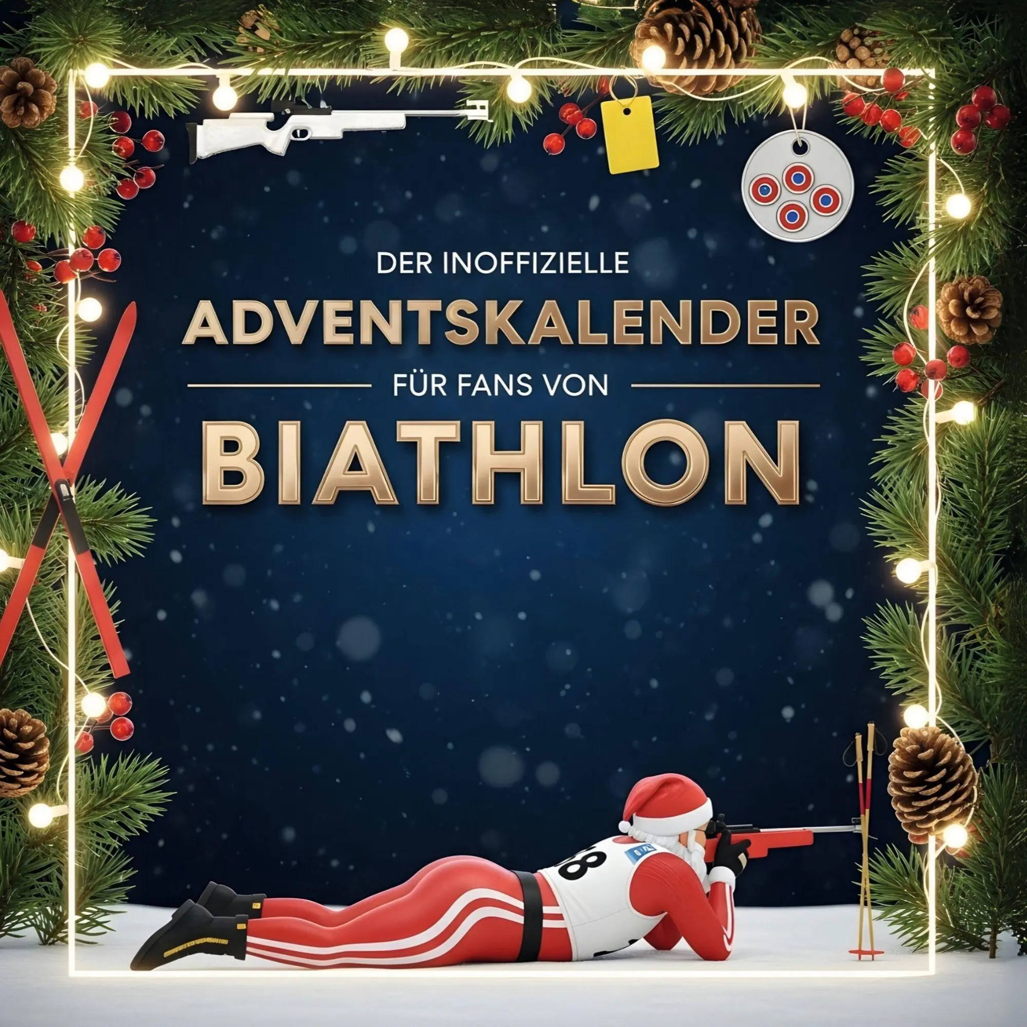 Cover: 9783695307494 | Der Adventskalender für Fans von Biathlon | Henry Frank | Taschenbuch