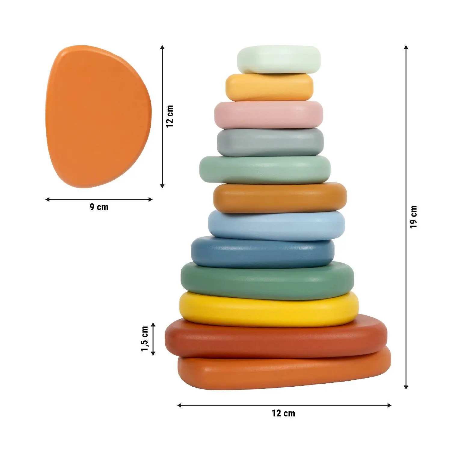 Bild: 4020972127594 | Montessori Balancierspiel Flusssteine | Spiel | 12759 | Deutsch | 2026
