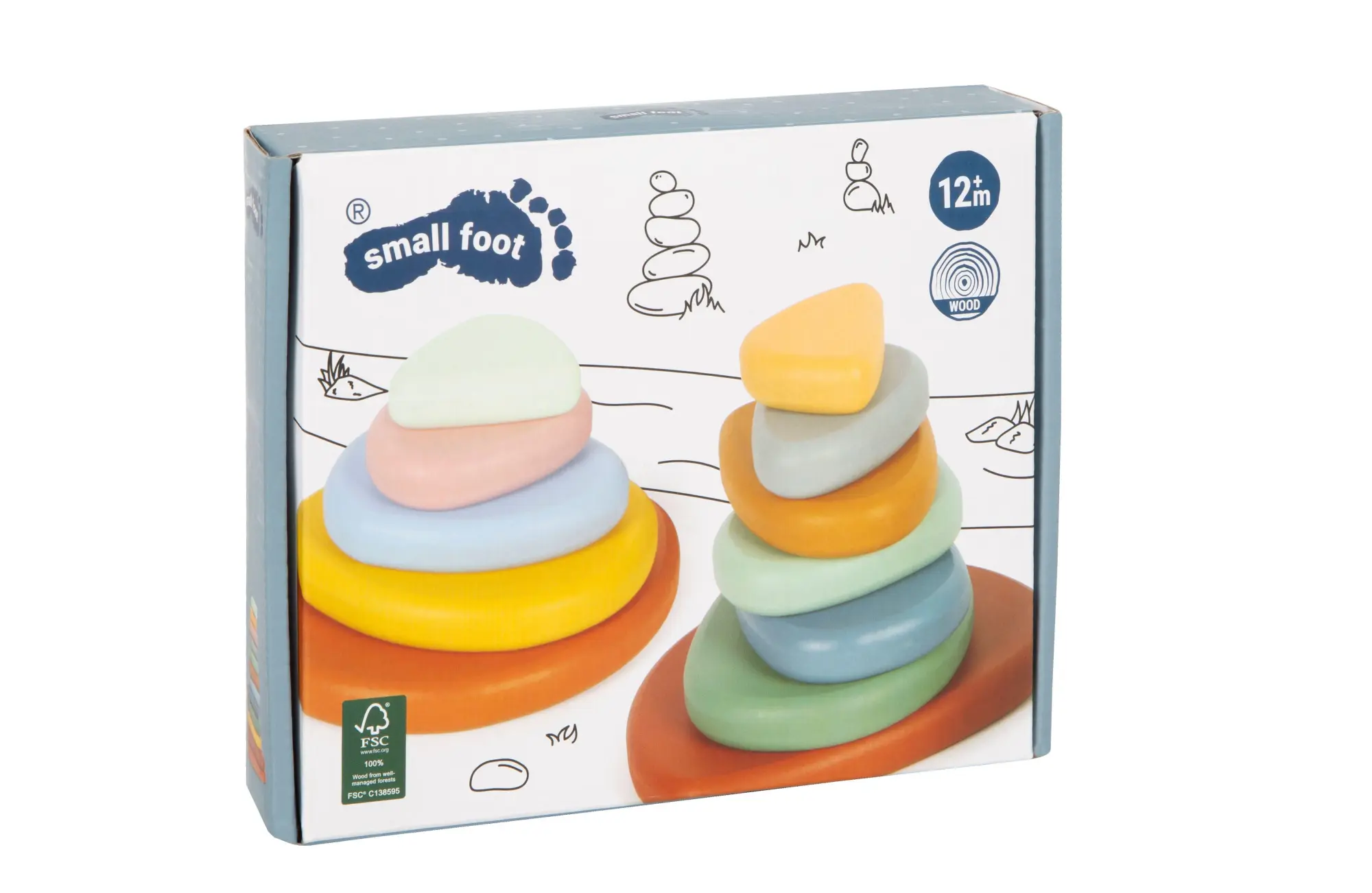 Bild: 4020972127594 | Montessori Balancierspiel Flusssteine | Spiel | 12759 | Deutsch | 2026