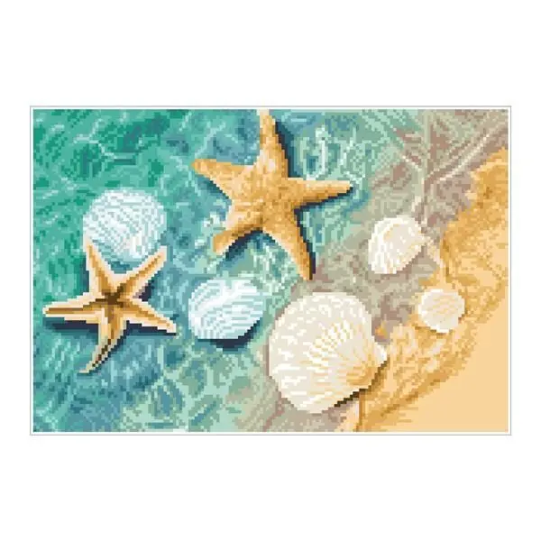 Bild: 4895225917594 | Diamond Dotz Muscheln und Seesterne | Kit (Bastelset) | 2591759 | 2024
