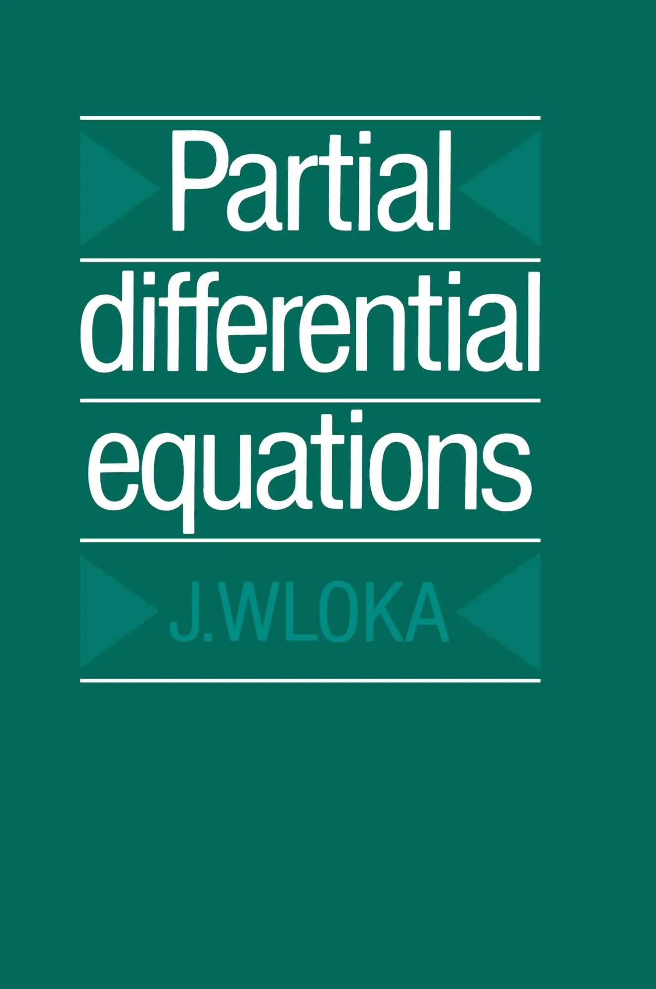 Cover: 9780521277594 | Partial Differential Equations | Joseph Wloka (u. a.) | Taschenbuch Cover: 9780521277594 | Partial Differential Equations | Joseph Wloka (u. a.) | Taschenbuch