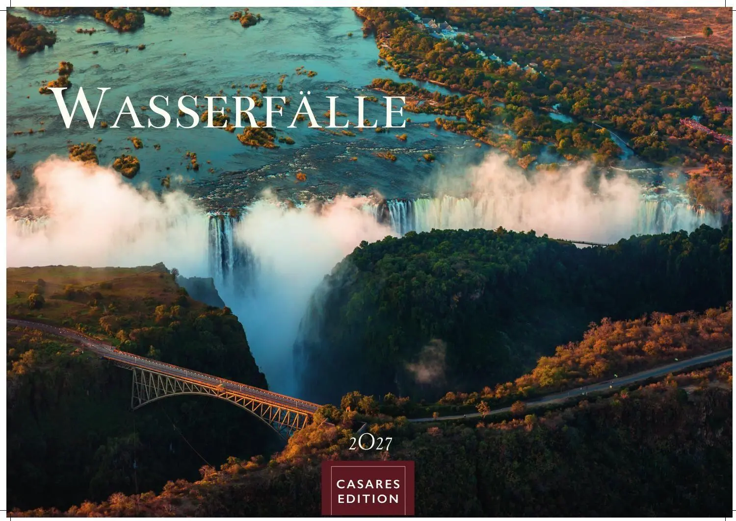 Cover: 9781835247594 | Wasserfälle Kalender 2027 - Wandkalender Fotokalender Naturkalender...