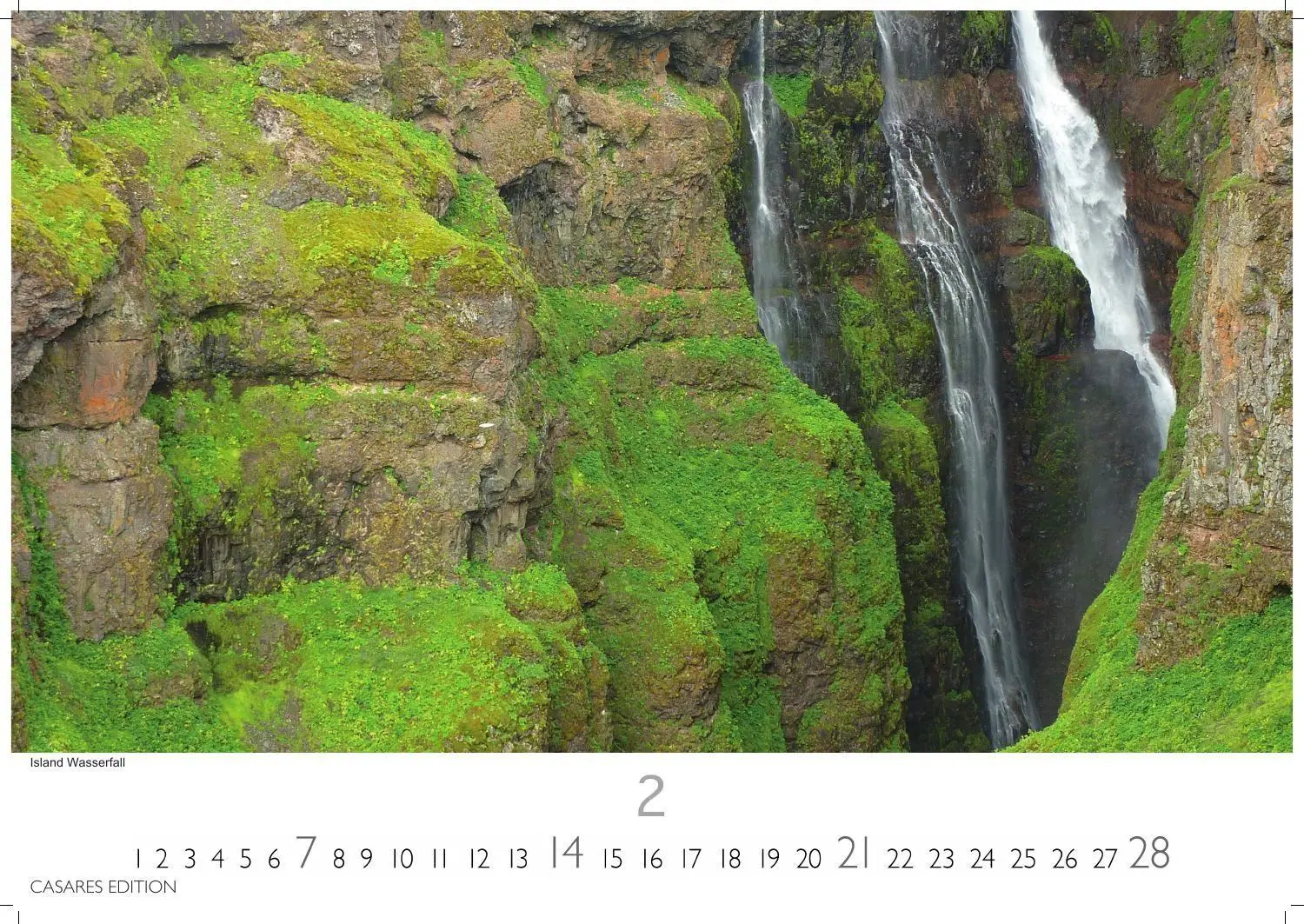 Bild: 9781835247594 | Wasserfälle Kalender 2027 - Wandkalender Fotokalender Naturkalender...