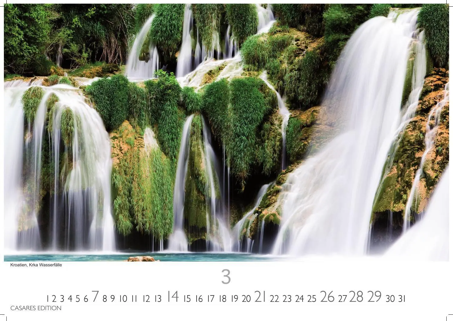 Bild: 9781835247594 | Wasserfälle Kalender 2027 - Wandkalender Fotokalender Naturkalender...