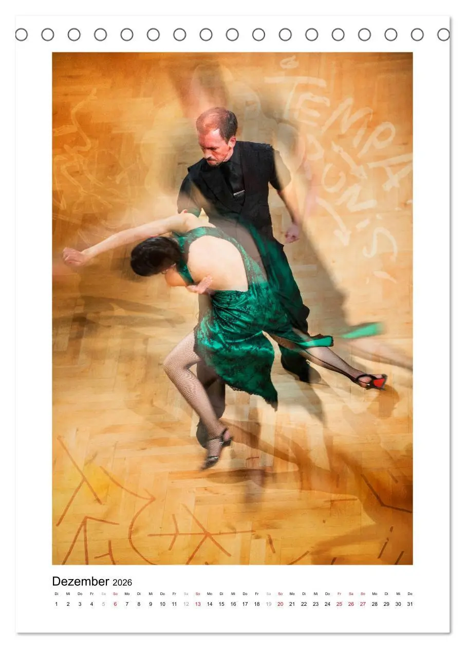 Bild: 9783516407594 | The Art Of Tango (Tischkalender 2026 DIN A5 hoch), CALVENDO...