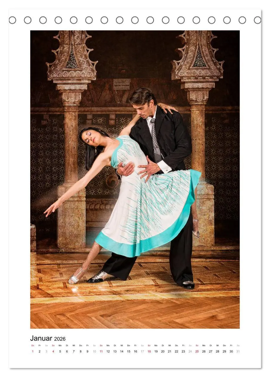 Bild: 9783516407594 | The Art Of Tango (Tischkalender 2026 DIN A5 hoch), CALVENDO...