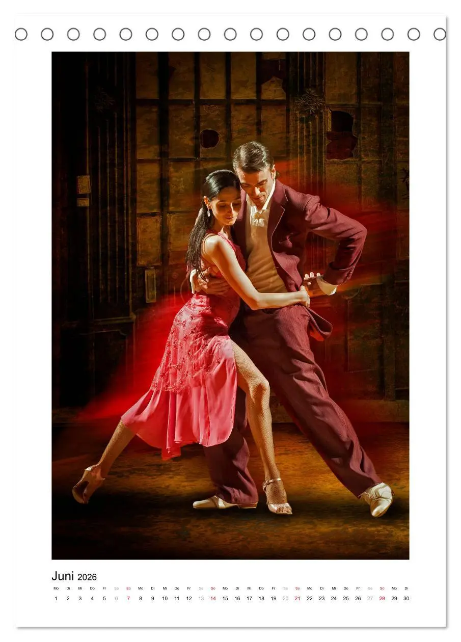 Bild: 9783516407594 | The Art Of Tango (Tischkalender 2026 DIN A5 hoch), CALVENDO...