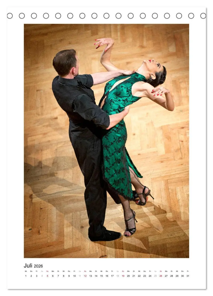 Bild: 9783516407594 | The Art Of Tango (Tischkalender 2026 DIN A5 hoch), CALVENDO...