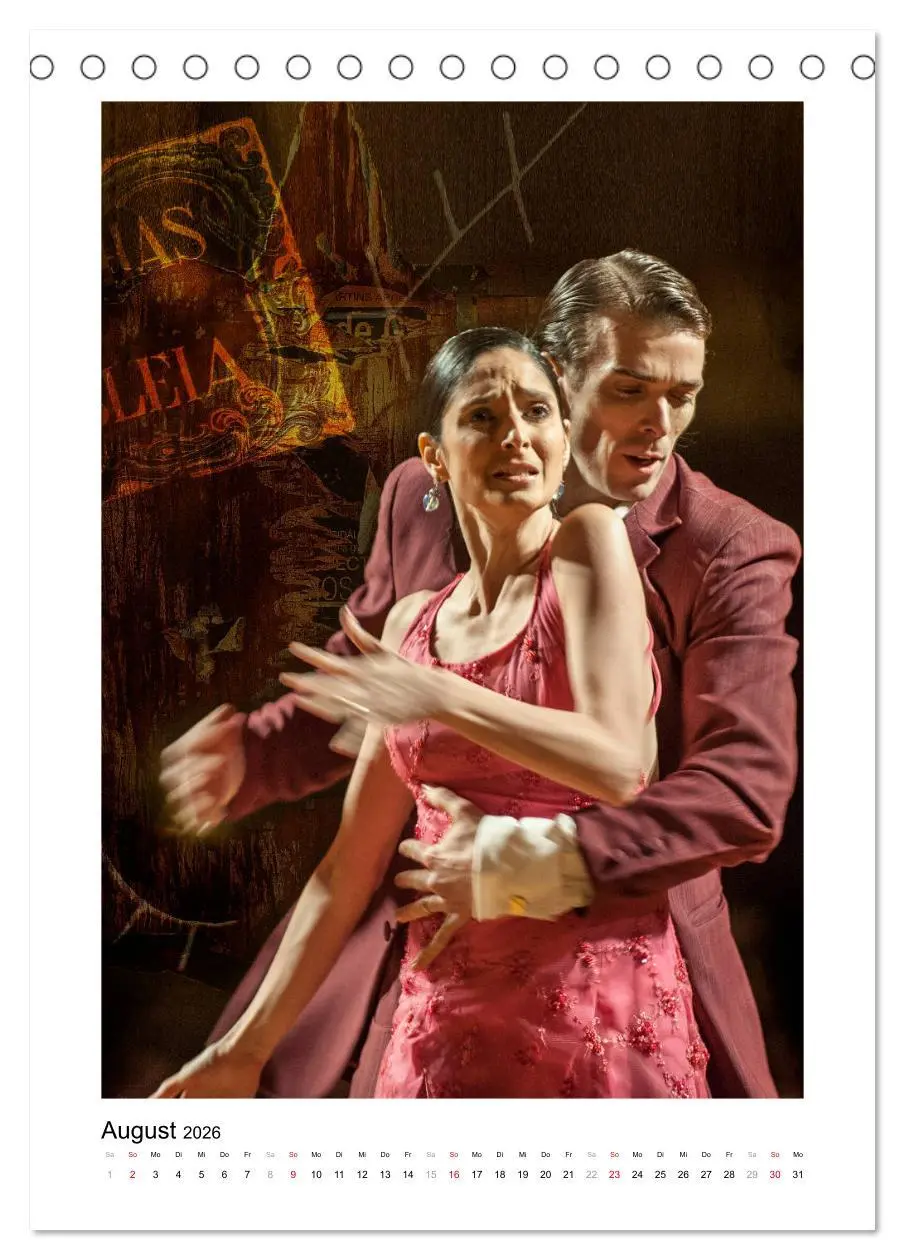 Bild: 9783516407594 | The Art Of Tango (Tischkalender 2026 DIN A5 hoch), CALVENDO...