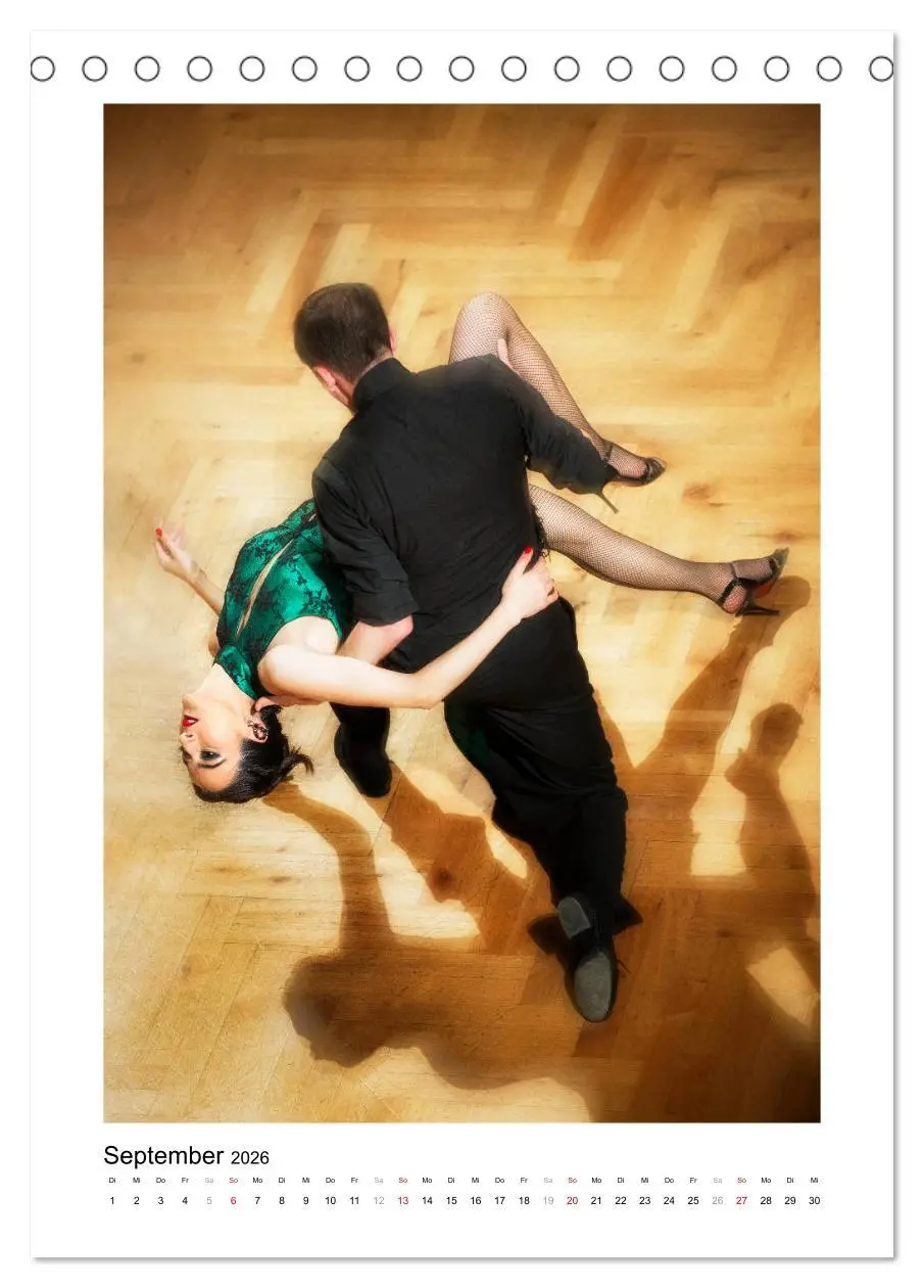 Bild: 9783516407594 | The Art Of Tango (Tischkalender 2026 DIN A5 hoch), CALVENDO...