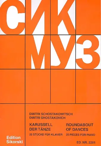 Cover: 9790003017594 | Karussell der Tänze für Klavier | Dimitri Shostakovich | Buch