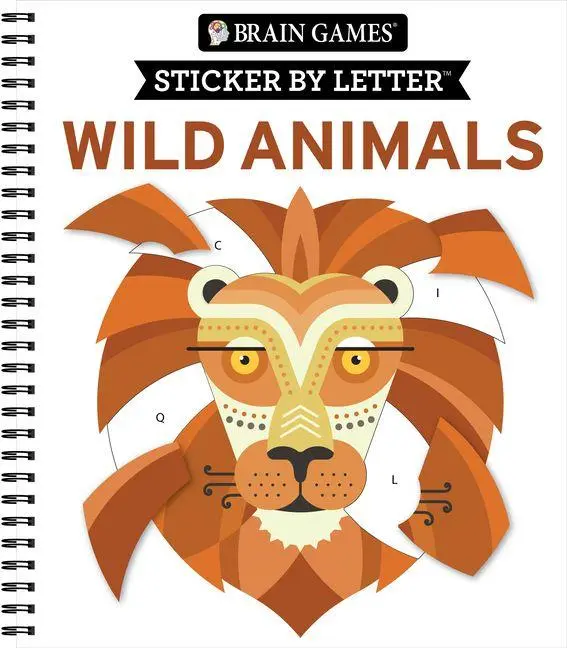 Cover: 9781639387694 | Brain Games - Sticker by Letter: Wild Animals | Ltd (u. a.) | Buch