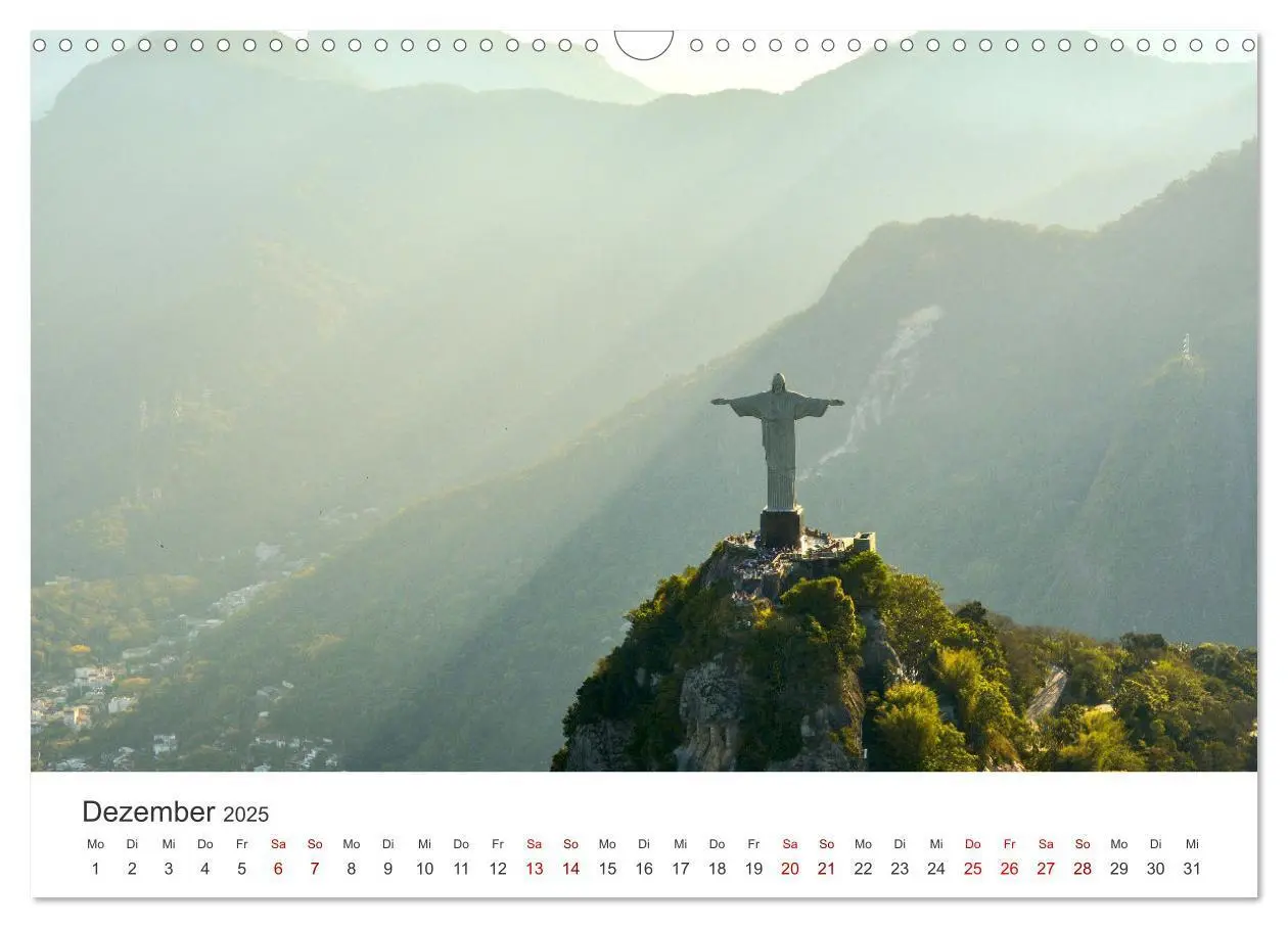 Bild: 9783383987694 | Rio de Janeiro - Am Fuße des Corcovados. (Wandkalender 2025 DIN A3...