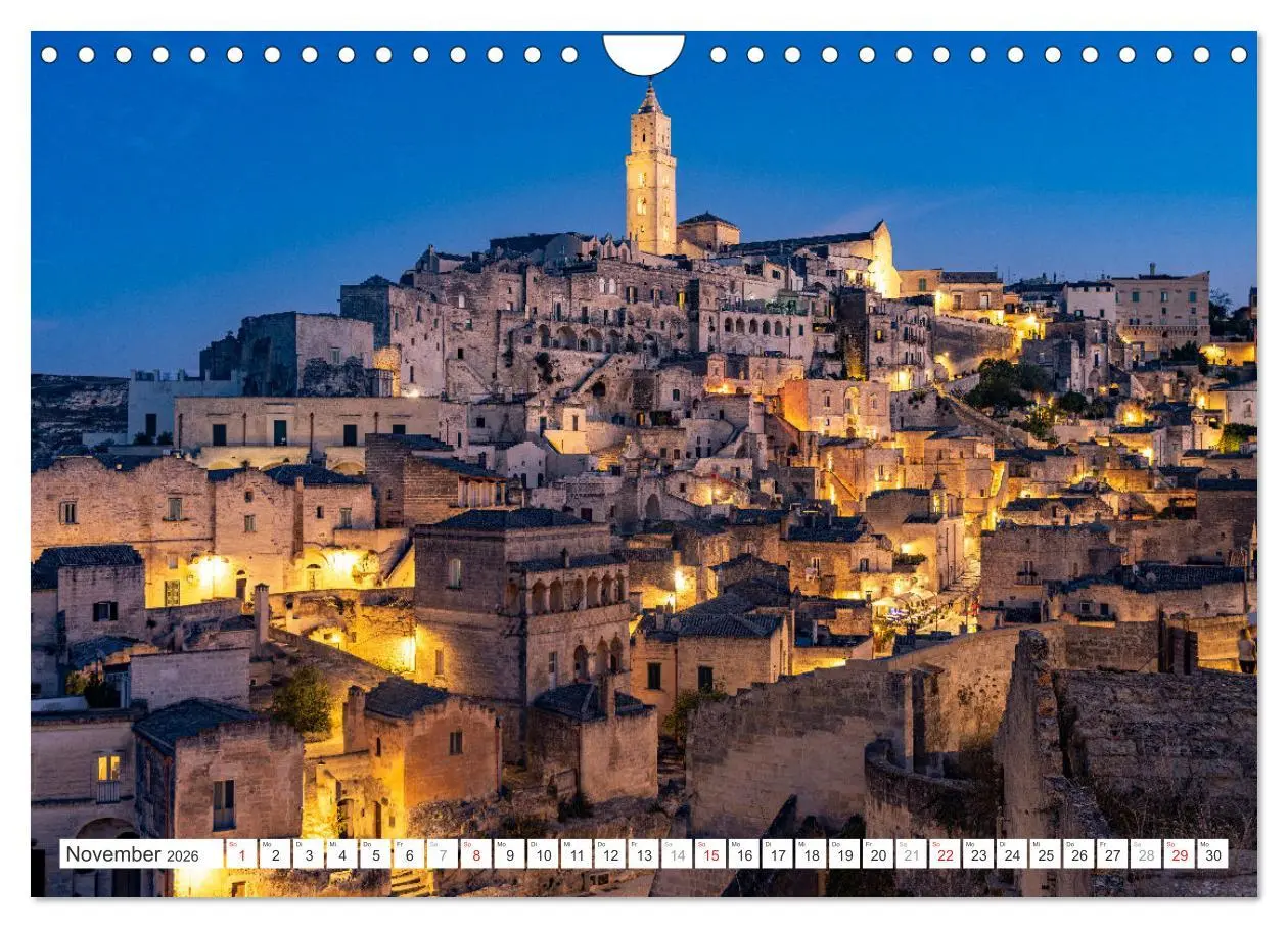 Bild: 9783457307694 | Italiens Welterbe Matera (Wandkalender 2026 DIN A4 quer), CALVENDO...