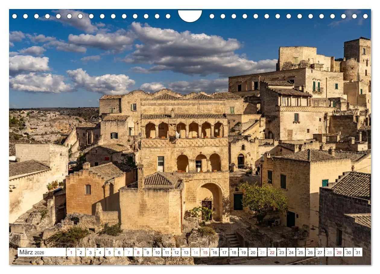 Bild: 9783457307694 | Italiens Welterbe Matera (Wandkalender 2026 DIN A4 quer), CALVENDO...