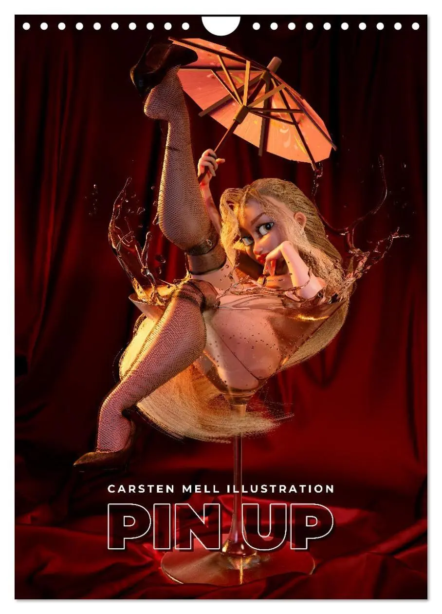 Cover: 9783516327694 | Pin Up Kalender Carsten Mell (Wandkalender 2026 DIN A4 hoch),...