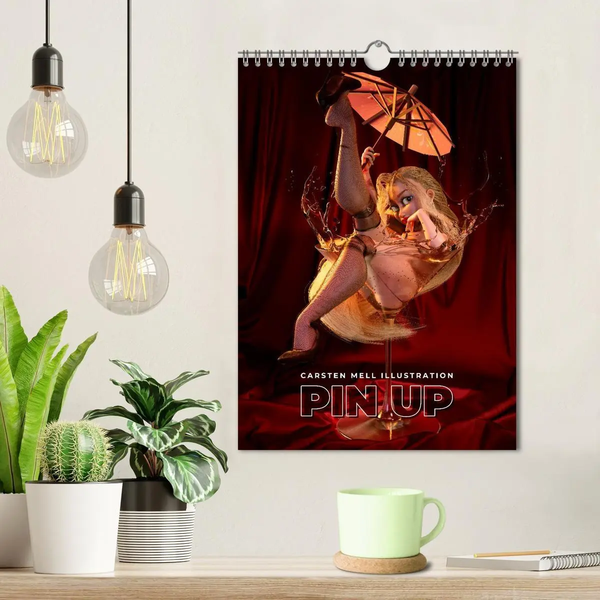 Bild: 9783516327694 | Pin Up Kalender Carsten Mell (Wandkalender 2026 DIN A4 hoch),...