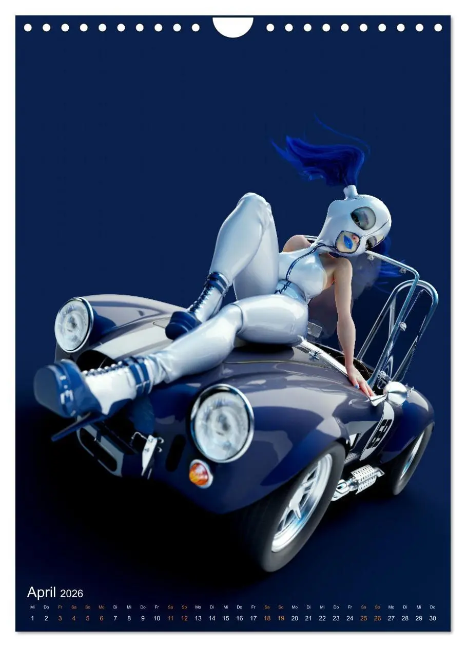 Bild: 9783516327694 | Pin Up Kalender Carsten Mell (Wandkalender 2026 DIN A4 hoch),...