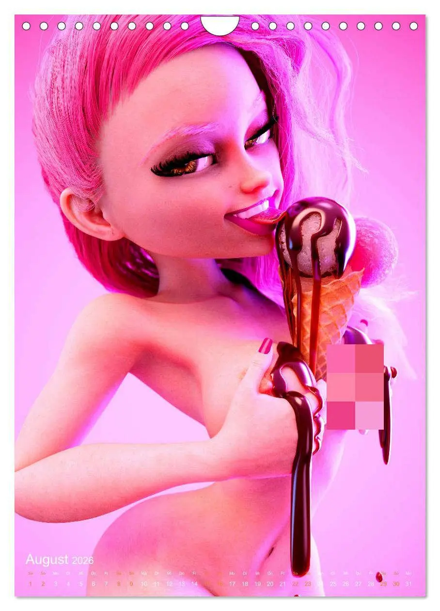 Bild: 9783516327694 | Pin Up Kalender Carsten Mell (Wandkalender 2026 DIN A4 hoch),...